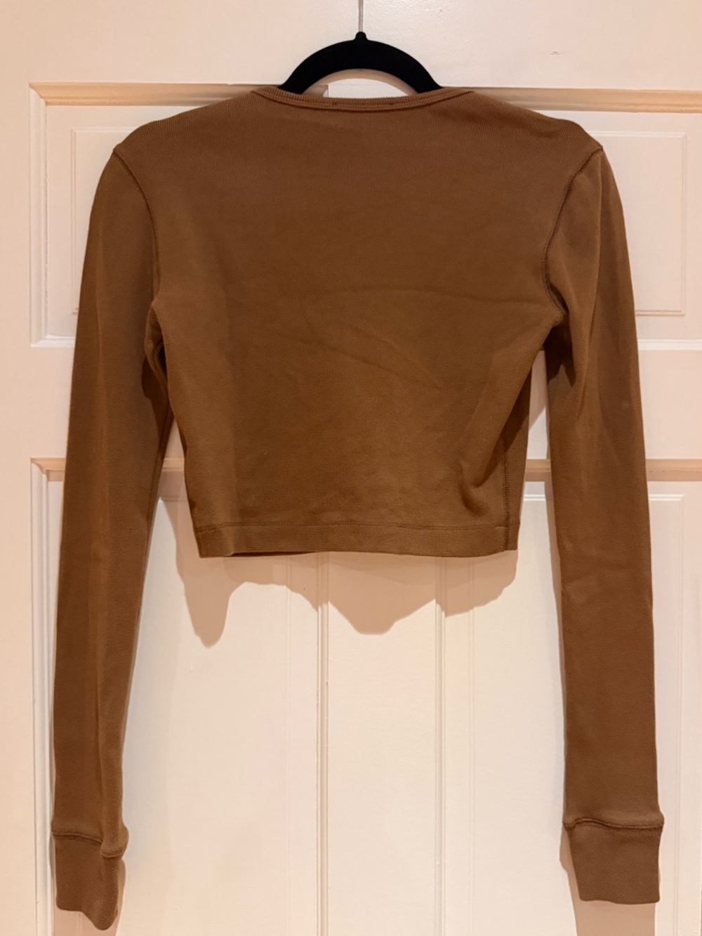 WARDROBE.NYC Brown Hailey Bieber Edition HB Long Sleeve T-Shirt - Picture 8 of 10